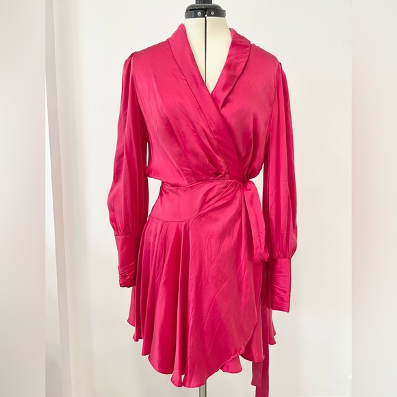 ZIMMERMAN Wrap Mini Dress US:6 - Picture 2 of 11